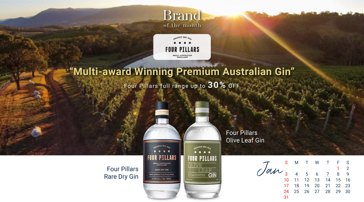 Brand of the Month - Four Pillars – Jebsen Wines and Spirits 捷成酒業