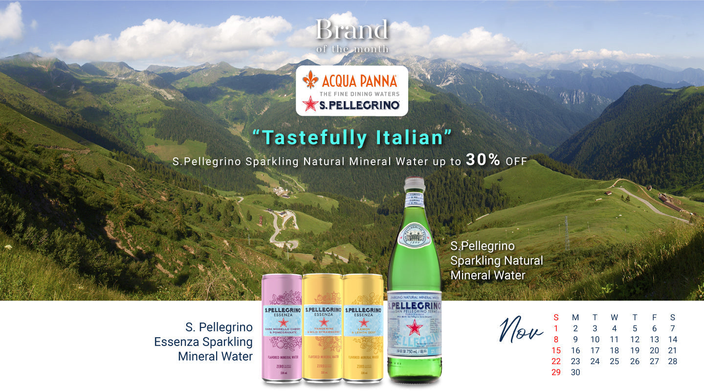 Brand of the Month - S.Pellegrino – Jebsen Wines and Spirits 捷成酒業