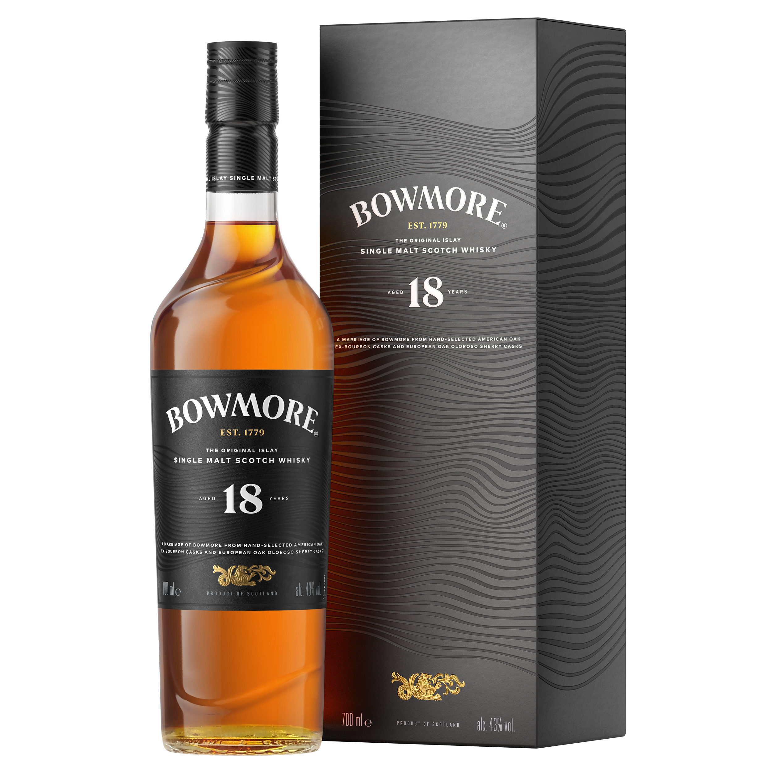 Bowmore 18 Years Old - 700ml | Single Malt Whisky | Direct Import