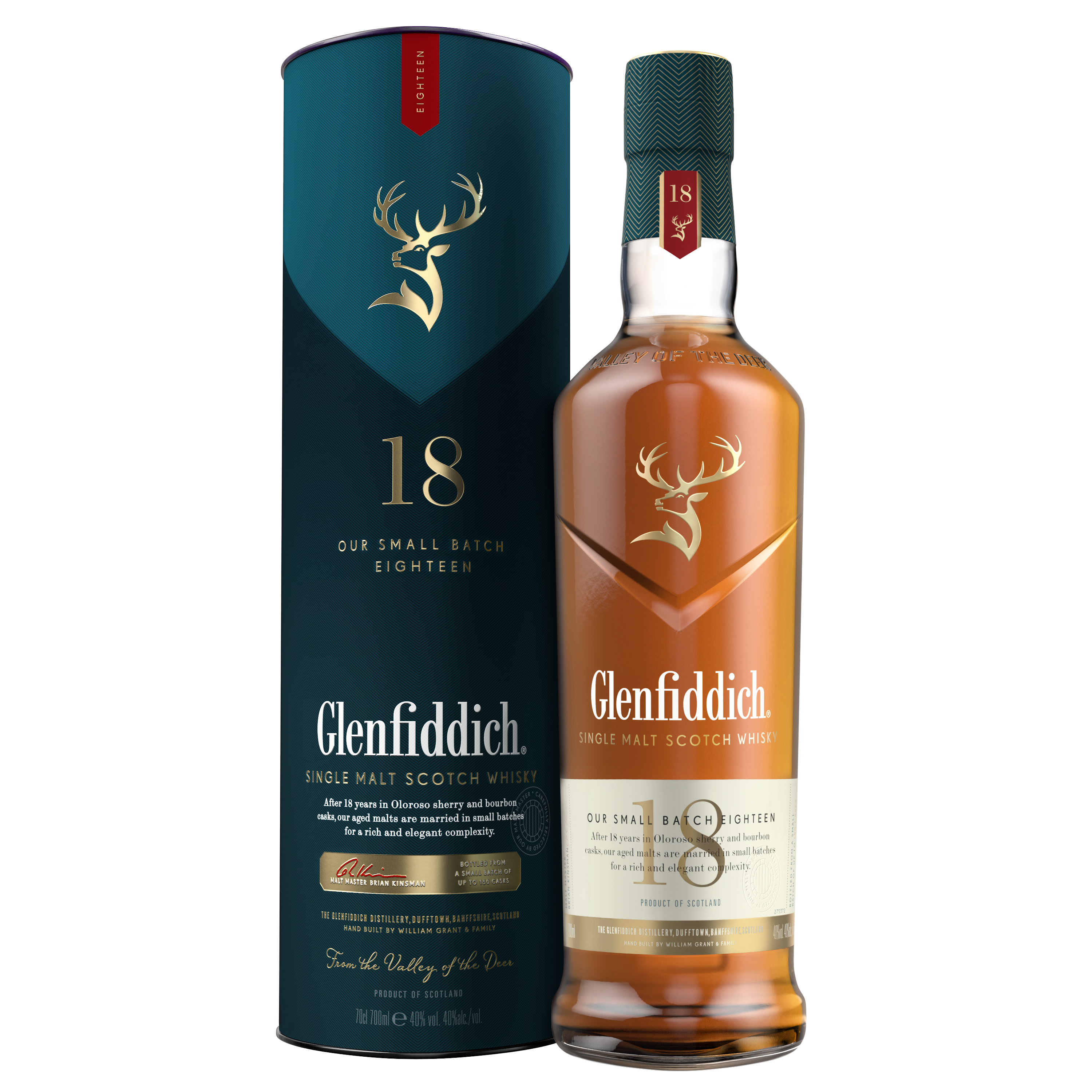 Glenfiddich 18 Year Old | Single Malt Scotch Whisky | Direct