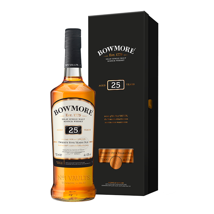 Bowmore 25 Years Old スモールバッチリリース 700ml Bowmore 25 Years Old Small Batch Release Single Malt Scotch