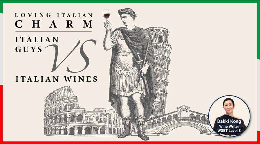 Loving Italian Charm. Italian Wines VS Italian Guys