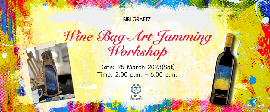 Bibi Graetz Wine Bag Art Jamming Workshop