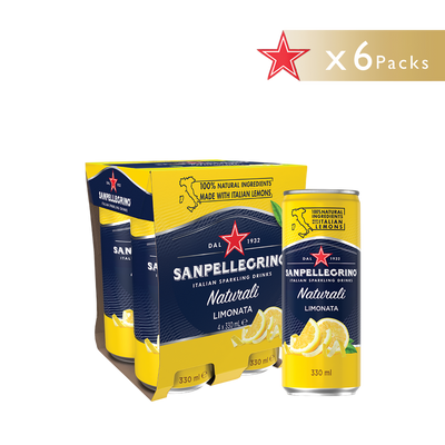 聖沛黎洛Limonata有氣果汁 - 330ml x 24 (檸檬味)