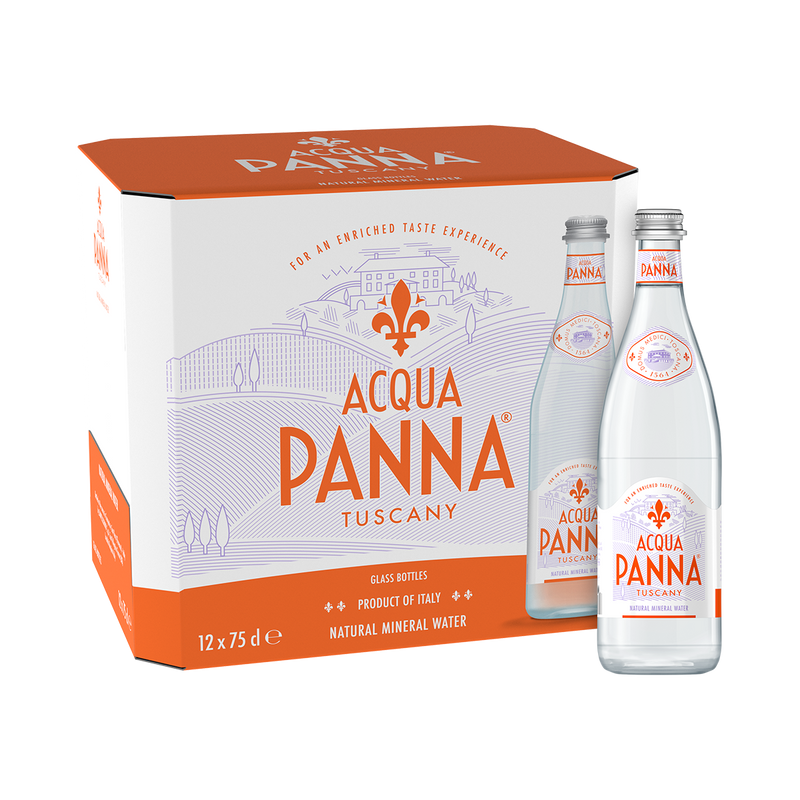 Acqua Panna Natural Mineral Water - 750ml x 12
