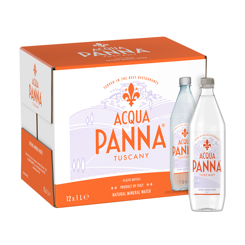 Acqua Panna Natural Mineral Water - 1000ml x 12 (PET)
