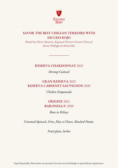 Savor the Best Chilean Terroirs with Escudo Rojo