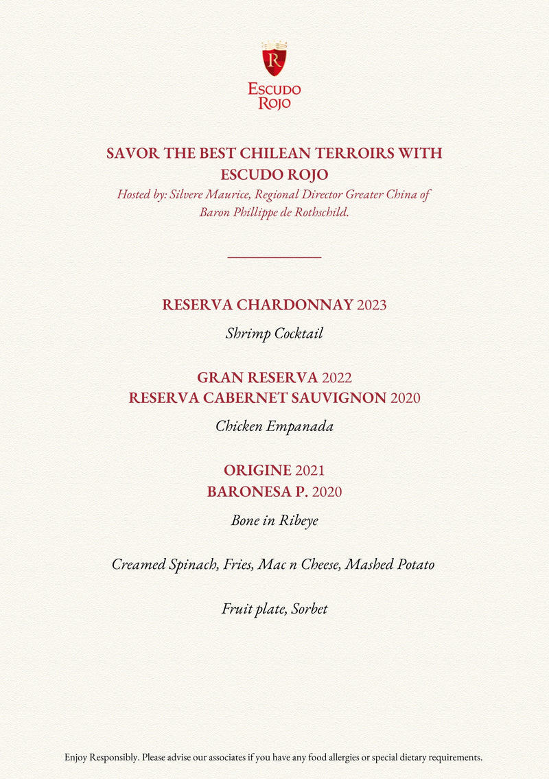 Savor the Best Chilean Terroirs with Escudo Rojo
