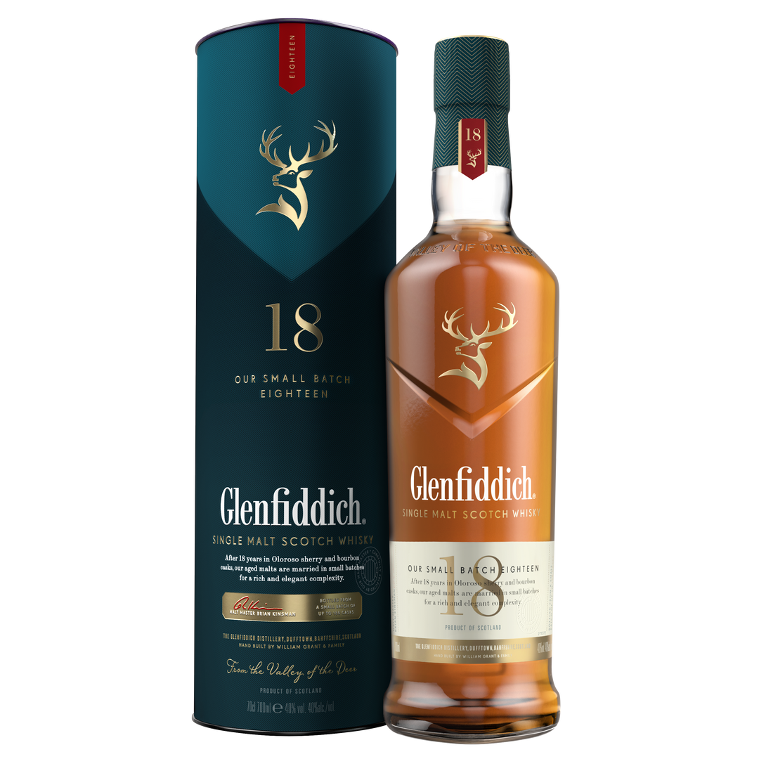 Glenfiddich 18 Year Old | Single Malt Scotch Whisky | Direct