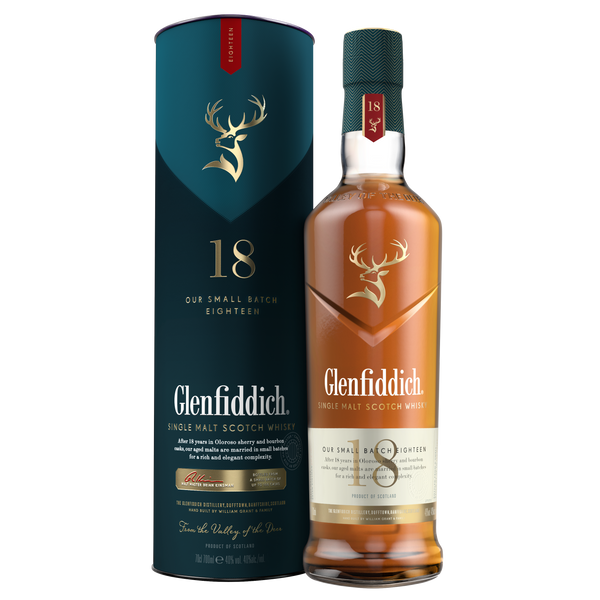 Glenfiddich 18 Year Old | Single Malt Scotch Whisky | Direct