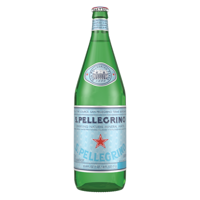 San Pellegrino Sparkling Natural Mineral Water - 1000ml x 12