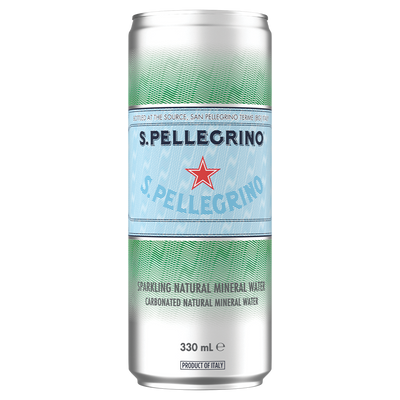 San Pellegrino Sparkling Natural Mineral Water - 330ml x 24