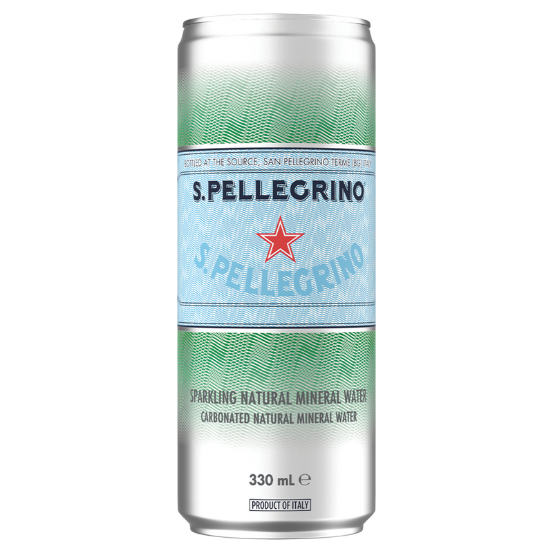 San Pellegrino Sparkling Natural Mineral Water - 330ml x 24