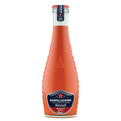 聖沛黎洛Aranciata Rossa有氣果汁 - 200ml x 24 (血橙味)