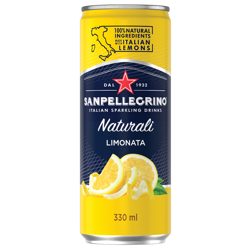 Sanpellegrino Limonata Sparkling Juice - 330ml x 24 (Lemon)