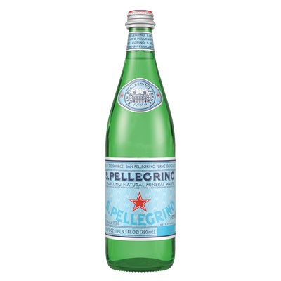 San Pellegrino Sparkling Natural Mineral Water - 750ml x 12