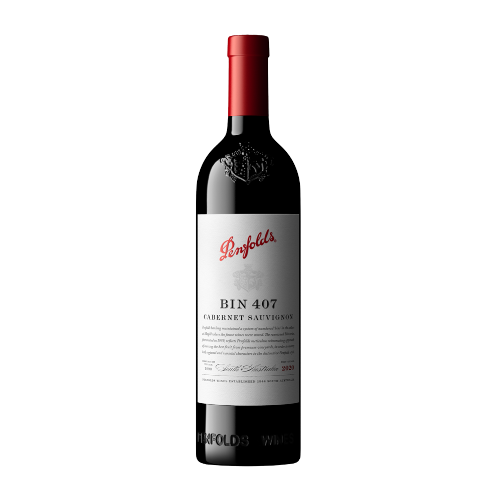 Penfolds Bin 407 Sauvignon Australian Red Wine Next Day Delivery Jebsen Wines and