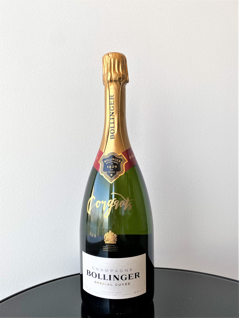 「Share Your Love」 Calligraphy Wine - Bollinger Special Curvee 750ml (Congrats)
