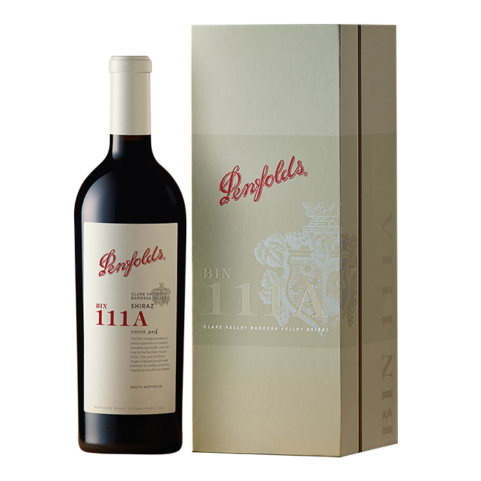 Penfolds Bin 111A Clare Valley Barossa Valley Shiraz 2016 with Giftbox - 750ml